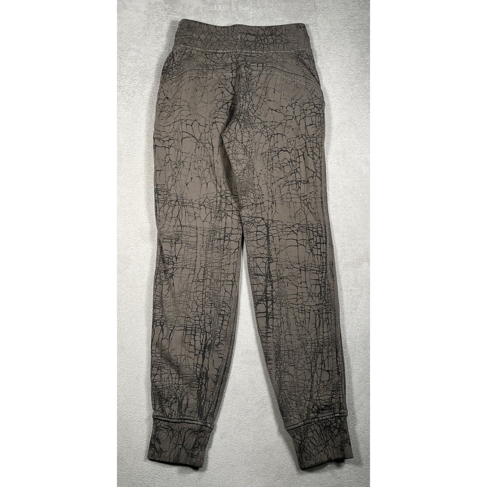 Lululemon Scuba High-Rise Jogger 28 Size 2 Crackle Web Freeze Rover Black W5DMXS - Picture 3 of 7